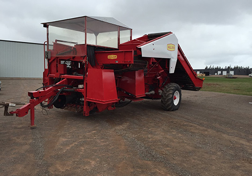 Allan 2-row-harvester