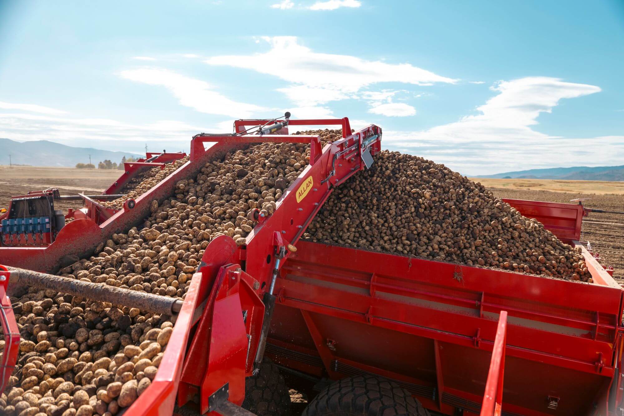 3 Row Harvester and 4 Row Harvester