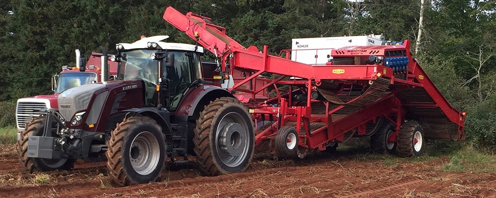 Allan 3 Row Harvester